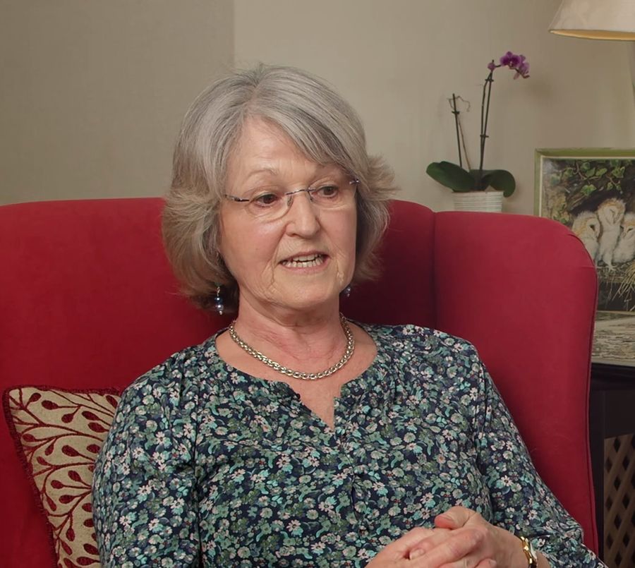 Helen Whiteley, whose mother lives at Hartland House